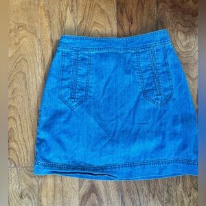 Banana Republic Blue Denim Mini Skirt